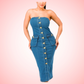 Denim Tube Dress