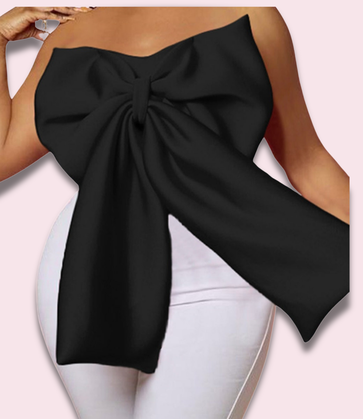 Santa Strapless Top