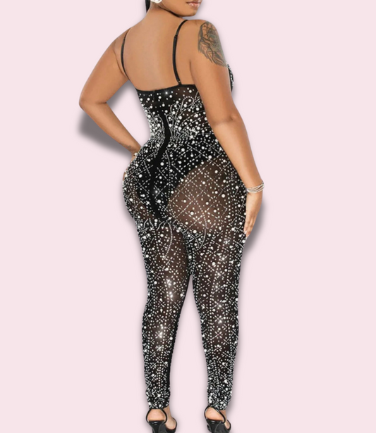 Showstopper Beaded Jumpsuit