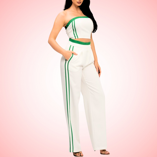 Sleek and Sporty Pants Set